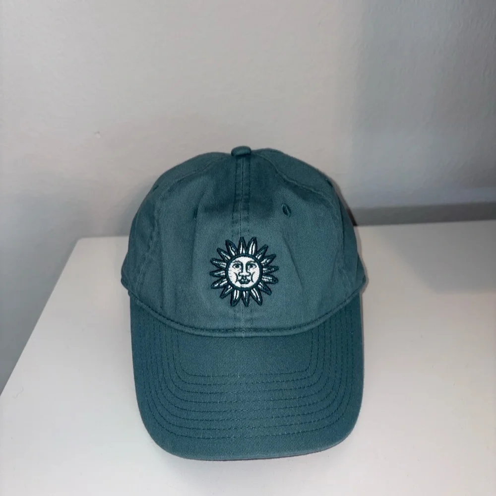 Teal Sun Valley Embroidered Cap